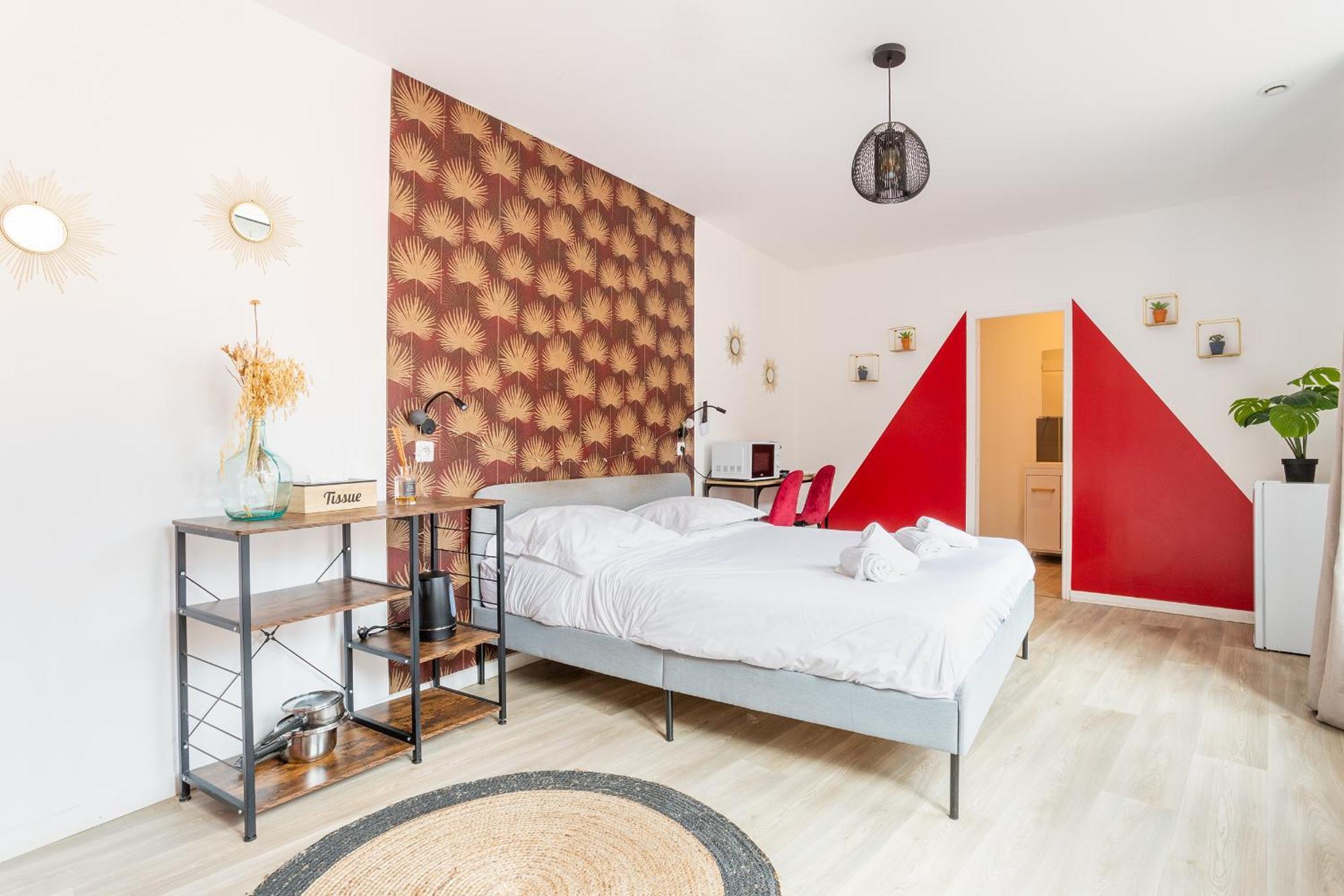 S&K Suite Grande Rue Roubaix - Chambre Spacieuse Et Sdb Privee - Netflix Et Cuisine Esterno foto