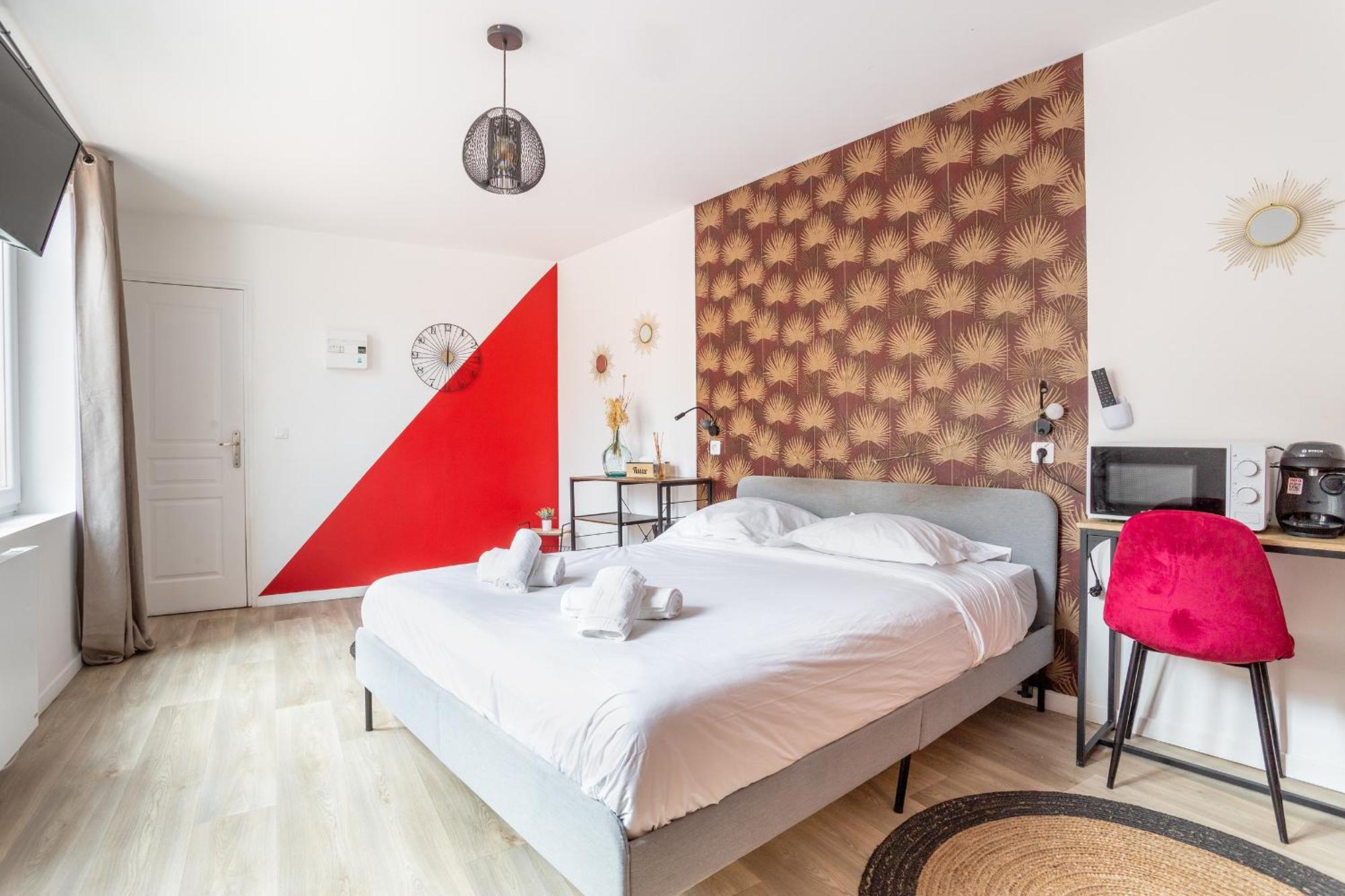 S&K Suite Grande Rue Roubaix - Chambre Spacieuse Et Sdb Privee - Netflix Et Cuisine Esterno foto